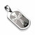 316L Surgical Steel Flam'in Cross Engraved Pendant with a Chain