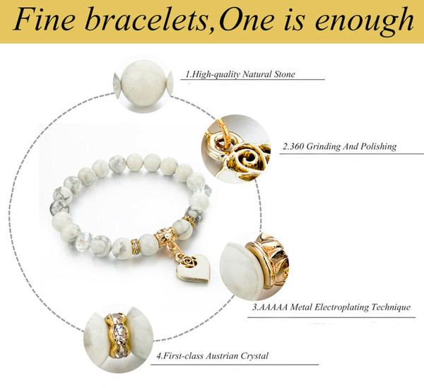 Jovivi 7 Chakra Healing Cystal Stone Bracelets for India | Ubuy