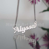 Alyssa Name Necklaces. NeverTarnishes