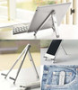 Tabletop Metal Mobile Holder for 5-7" phone & tablet (Silver)
