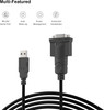 5Ft USB to RS232 Cable - Wholesale at Look4Computer Canada