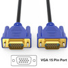 5 Feet VGA to VGA Cable (M/M) - Grey cable with blue connectors