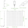 300 LED Curtain Lights with 8 Modes