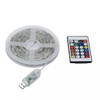 USB powered 5V 100 RGB LEDs 10 meter with remote or APP (Bluetooth)