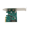 PCI-E 2 ports Type C USB3.1 Gen 2 10Gbps Card - Wholesale at Look4Computer Canada