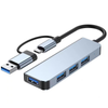 USB C & USB A to USB3.0+3xUSB2.0 4 port HUB
