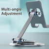 360° Rotate Metal Desk Mobile Phone Holder (SILVER) - Wholesale at Look4Computer Canada