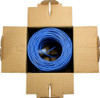 RJ45 CAT6 1000 Feet Cable FT4 cUL 23AWG Solid Pure Copper (blue) - Wholesale at Look4Computer Canada