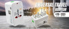ALL-IN-ONE UNIVERSAL TRAVEL PLUG WITH 2USB A+1USBC - Wholesale at Look4Computer Canada