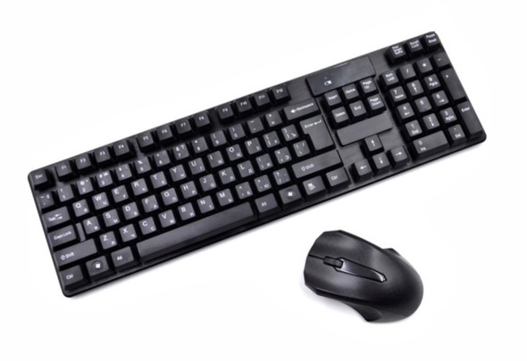 2.4G Wireless KB + Wireless Mouse Suite (TJ-808) - Wholesale at Look4Computer Canada