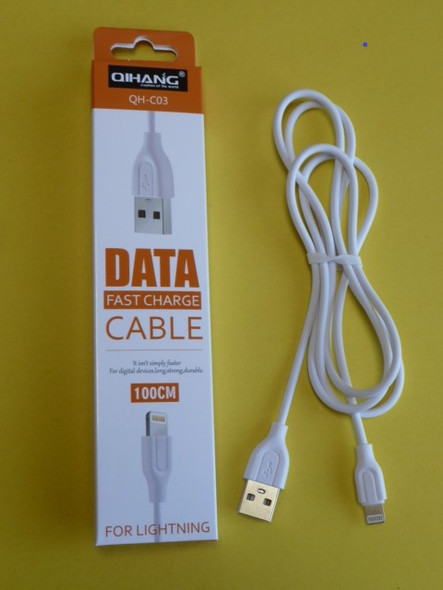 QH-C03 3 FT IPhone5/6/7 Lightning Cable (retail box) - Wholesale at Look4Computer Canada