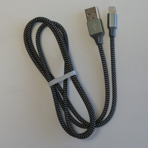 1M IPHONE5/6/7 Lightning Braided Cable (retail box) - Wholesale at Look4Computer Canada