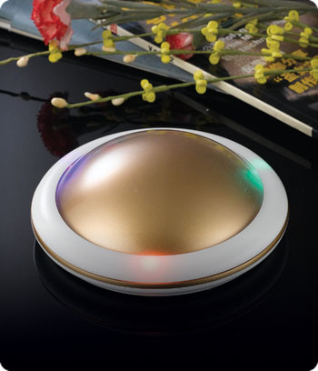 Gold UFO Talking Alarm Clock
