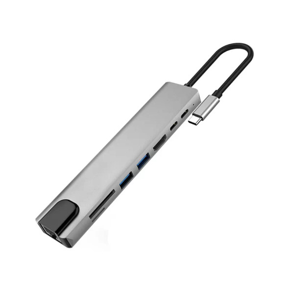 TYPE-C TO USB3+CARDREADER+HDMI+Gigabit Ethernet - Wholesale at Look4Computer Canada