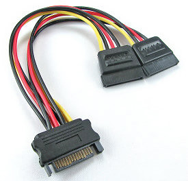 SATA POWER to SATA SPLITTER Cable