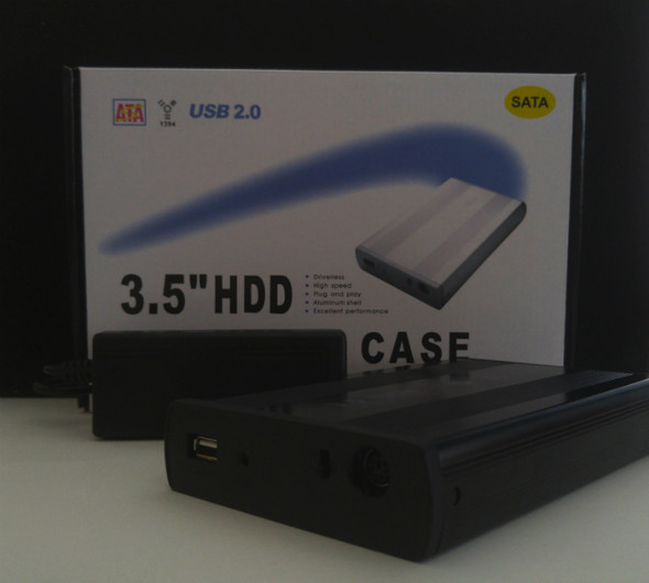 Powerdata 3.5'' USB2.0 TO SATA Enclosure External Power - Wholesale at Look4Computer Canada