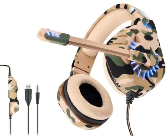 vleng GT84 3.5mm Gaming headset w/microphone + USB (LED Light)