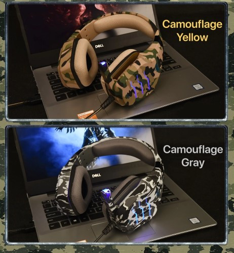 Ovleng GT88  3.5mm Gaming headset w/microphone + USB (LED Light)