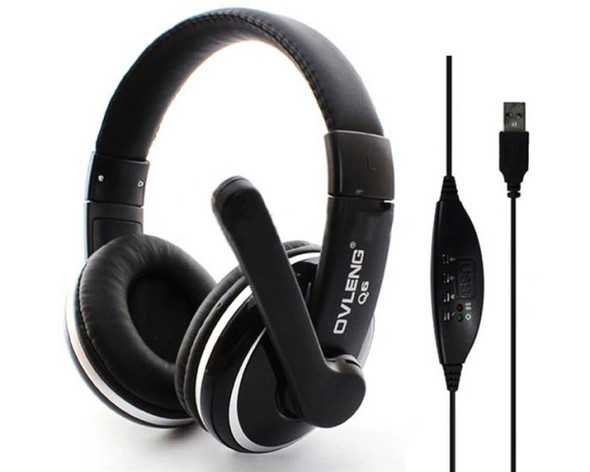Ovleng Q6 USB Headset w/microphone - Wholesale at Look4Computer Canada