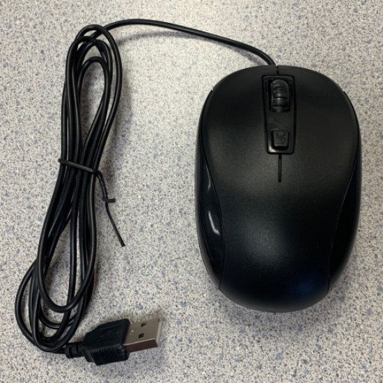 USB Optical Wheel Mini Mouse Black