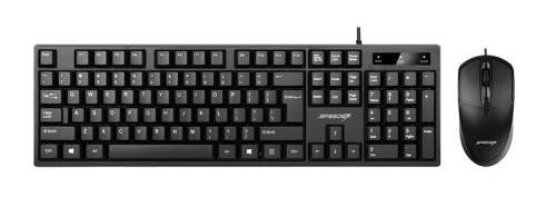 Black USB KB+USB Optical mouse Combo