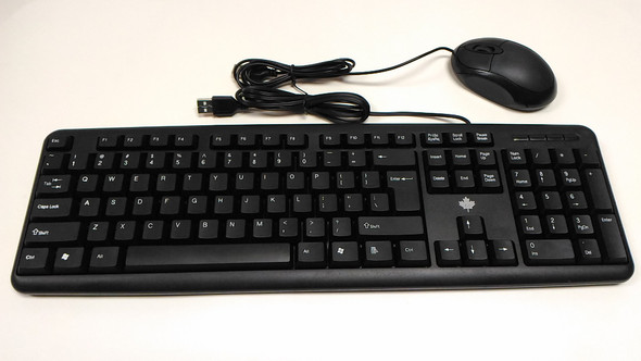 Black USB KB+USB Optical mouse Combo