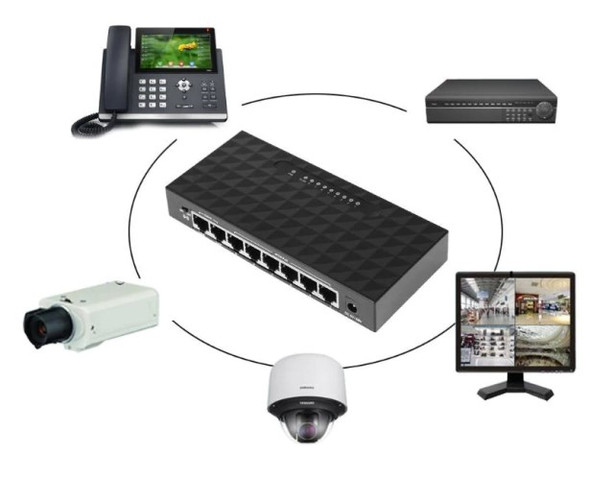 8 Port 10/100 Mbps SWITCH - Wholesale at Look4Computer Canada