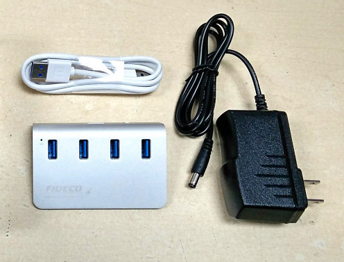 Fideco USB 3.0 4 Port HUB w/ Power - Wholesale at Look4Computer Canada