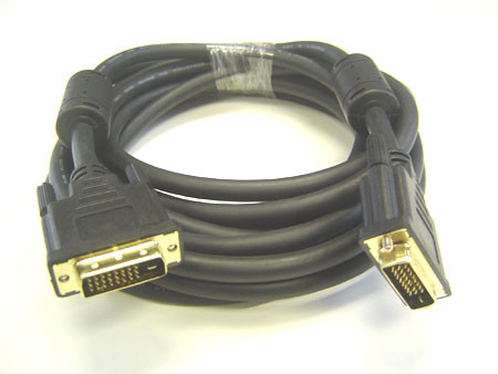 15Feet DVI 24+1Male to DVI 24+1Male Shielded w/Ferrite cores heavy duty Cable(M-M)