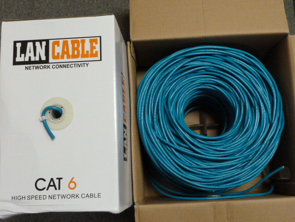 RJ45 CAT6 1000 Feet Straight Through Cable Solid Copper
