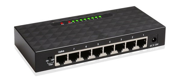 8-port 10/100/1000 mbps Switch - Wholesale at Look4Computer Canada