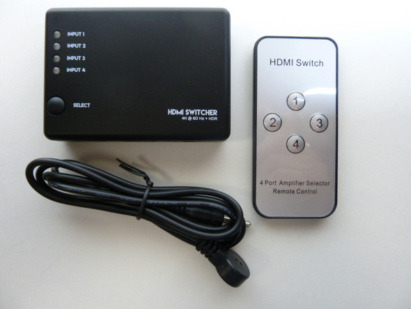 4x1 HDMI 2.0 switch 4K Blue-ray 3D HDMI support - Wholesale at Look4Computer Canada