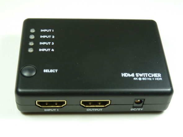 4x1 HDMI 2.0 switch 4K Blue-ray 3D HDMI support