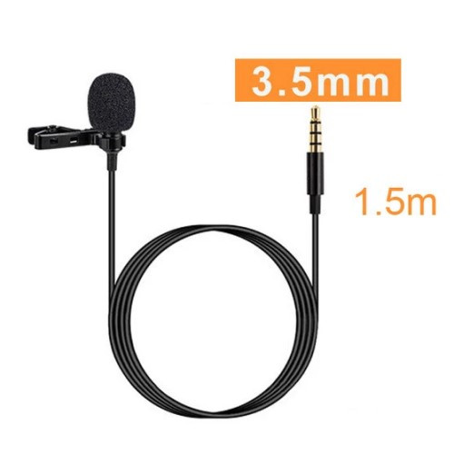 Lavalier 3.5mm Audio Jack Microphone (L) - Wholesale at Look4Computer Canada