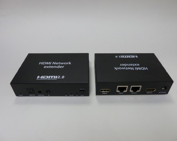 HDMI 2.0 4Kx60Hz extender 70M over single cat5e/6 with Audio Extraction