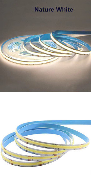 5 Meter  COB 320LED  strips Natural white 12V - Wholesale at Look4Computer Canada