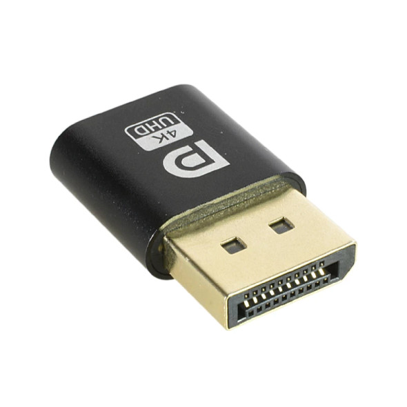4K DisplayPort Dummy Plug - Virtual Monitor Emulator for LHR GPUs & Virtual Machines - Wholesale at Look4Computer Canada