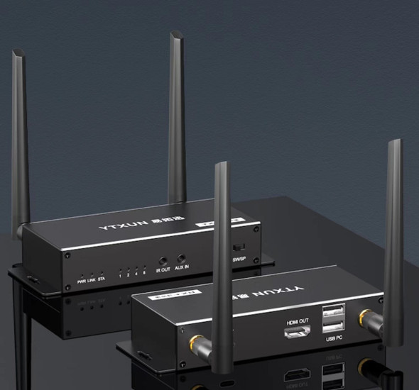 Wireless 4K HDMI 200 meter extender KVM