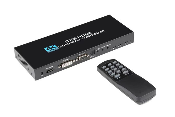 3x3 Video Wall Controller Screen Image Processor (HDMI 1.4v RS232)