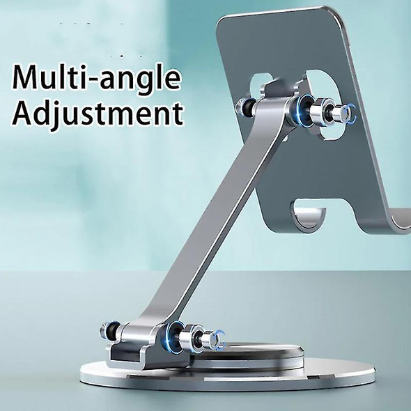 360° Rotate Metal Desk Mobile Phone Holder (SILVER) - Wholesale at Look4Computer Canada