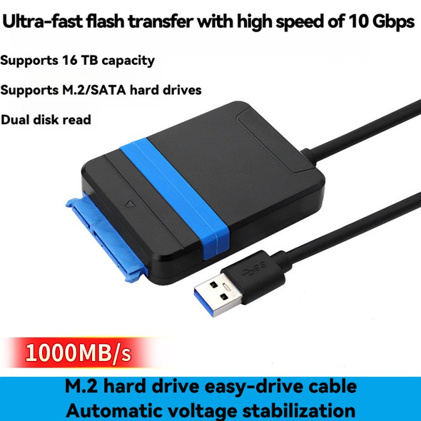 USB3.1 Gen2 TO M2.NVME + SATA 2.5/3.5 HDD adapter