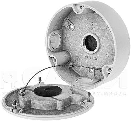 Waterproof Aluminum Junction Box Wall Mount Brackets-White