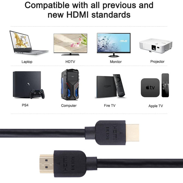 8K 5 feet 2.1V heavyduty HDMI to HDMI Cable