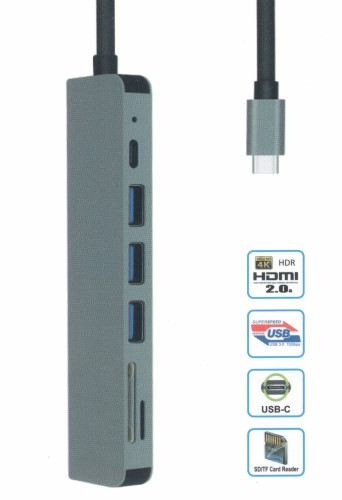 TYPE-C TO USB3+CARDREADER+HDMI - Wholesale at Look4Computer Canada
