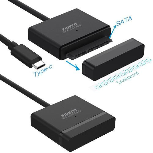 FIDECO USB3.1 Type C to SATA 2.5 HDD Dongle - Wholesale at Look4Computer Canada