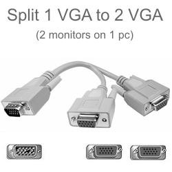 VGA Monitor Spliter One to Two