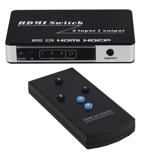 3X1 switch 4k Blue-ray 3D HDMI support - Wholesale at Look4Computer Canada