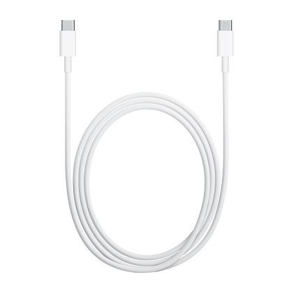 2M USB C to C PD charging cable (white color) - Wholesale at Look4Computer Canada