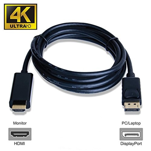 6F DisplayPort to HDMI 4K@60Hz Cable(M-M) - Wholesale at Look4Computer Canada