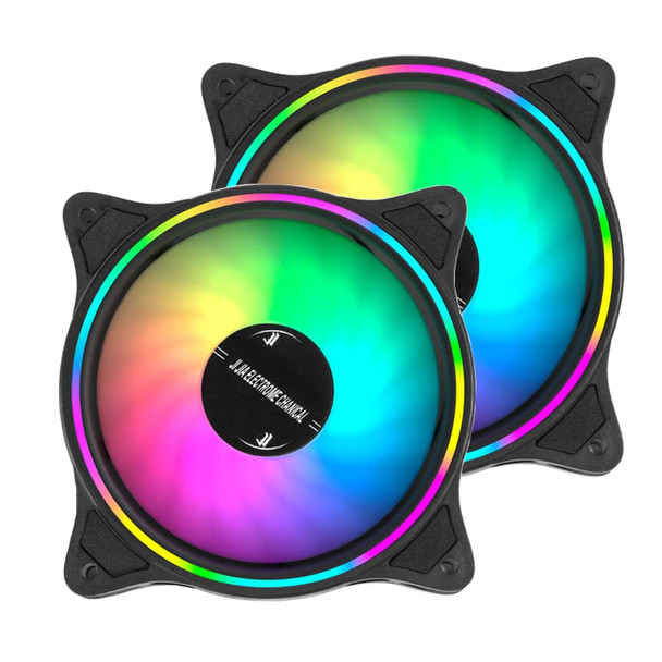 120mm LED super quiet  Air-Cooled Radiator -Tri-Rainbow - Wholesale at Look4Computer Canada